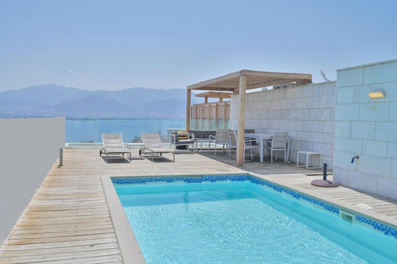 The White Lotus Villa Eilat Bagian luar foto